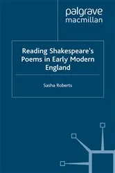 Book cover of Reading Shakespeare’s Poems in Early Modern England by S. Roberts
