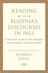 Book cover of Reading the Buddha's Discourses in Pali by Bhikkhu Bodhi
