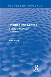 Book cover of Reading the Cantos (Routledge Revivals) by Noel Stock