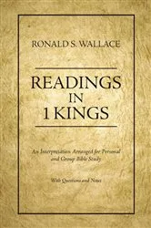 Book cover of Readings in 1 Kings by Ronald Wallace