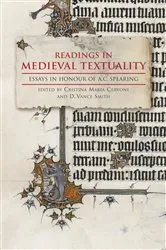 Book cover of Readings in Medieval Textuality by Cristina Maria Cervone