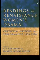 Book cover of Readings in Renaissance Women's Drama by S. P. Cerasano