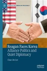Book cover of Reagan Faces Korea by Chae-Jin Lee