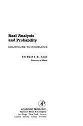 Book cover of Real Analysis and Probability by Unknown