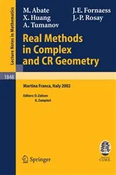 Book cover of Real Methods in Complex and CR Geometry by Marco Abate