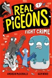 Book cover of Real Pigeons Fight Crime (Book 1) by Andrew McDonald