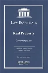 Book cover of Real Property, Law Essentials by Sterling Test Prep