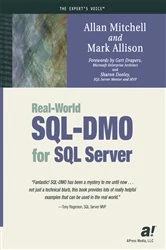 Book cover of Real-World SQL-DMO for SQL Server by Allan Mitchell