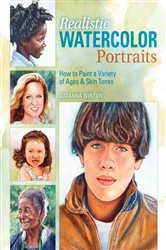 Book cover of Realistic Watercolor Portraits by Suzanna Winton
