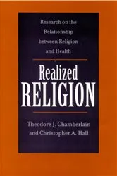 Book cover of Realized Religion by Theodore J. Chamberlain