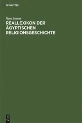 Book cover of Reallexikon der ägyptischen Religionsgeschichte (3rd ed.) by Hans Bonnet