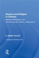 Book cover of Reason and Religion in Clarissa by E. Derek Taylor
