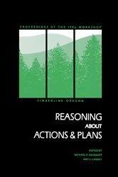 Book cover of Reasoning About Actions & Plans by Michael P. Georgeff