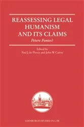 Book cover of Reassessing Legal Humanism and its Claims by Paul J. du Plessis