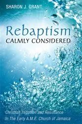 Book cover of Rebaptism Calmly Considered by Sharon J. Grant