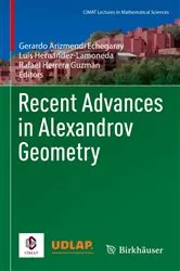 Book cover of Recent Advances in Alexandrov Geometry by Gerardo Arizmendi Echegaray