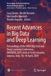 Book cover of Recent Advances in Big Data and Deep Learning by Luca Oneto
