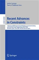 Book cover of Recent Advances in Constraints by Javier Larrosa