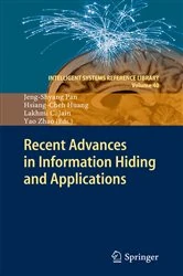 Book cover of Recent Advances in Information Hiding and Applications by Jeng-Shyang Pan