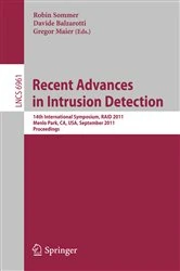 Book cover of Recent Advances in Intrusion Detection by Robin Sommer