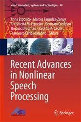 Book cover of Recent Advances in Nonlinear Speech Processing by Anna Esposito