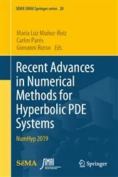Book cover of Recent Advances in Numerical Methods for Hyperbolic PDE Systems by María Luz Muñoz-Ruiz