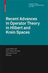 Book cover of Recent Advances in Operator Theory in Hilbert and Krein Spaces by Jussi Behrndt
