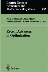 Book cover of Recent Advances in Optimization by Peter Gritzmann
