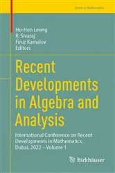 Book cover of Recent Developments in Algebra and Analysis by Ho-Hon Leung