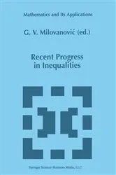 Book cover of Recent Progress in Inequalities by Unknown