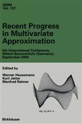 Book cover of Recent Progress in Multivariate Approximation by Unknown