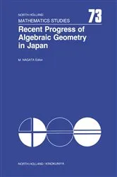Book cover of Recent Progress of Algebraic Geometry in Japan by Unknown