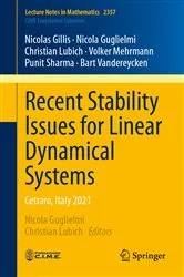 Book cover of Recent Stability Issues for Linear Dynamical Systems by Unknown