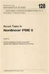 Book cover of Recent Topics in Nonlinear PDE II by K. Masuda