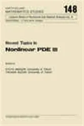 Book cover of Recent Topics in Nonlinear PDE III by K. Masuda