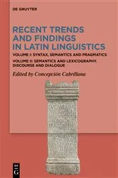 Book cover of Recent Trends and Findings in Latin Linguistics by Concepción Cabrillana