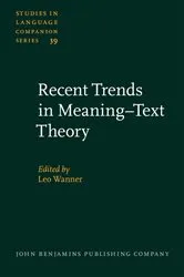 Book cover of Recent Trends in Meaning–Text Theory by Unknown