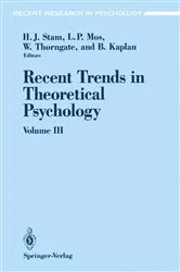 Book cover of Recent Trends in Theoretical Psychology by Henderikus J. Stam