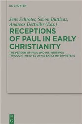 Book cover of Receptions of Paul in Early Christianity by Jens Schröter
