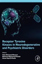 Book cover of Receptor Tyrosine Kinases in Neurodegenerative and Psychiatric Disorders by Heba Mohamed Mansour PhD