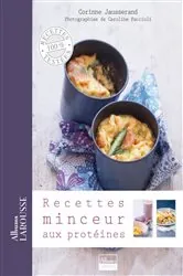 Book cover of Recettes minceur aux protéines by Corinne Jausserand