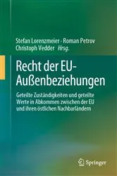 Book cover of Recht der EU-Außenbeziehungen by Stefan Lorenzmeier