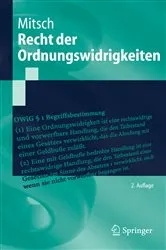 Book cover of Recht der Ordnungswidrigkeiten (2nd ed.) by Wolfgang Mitsch