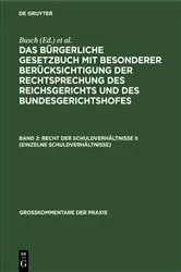 Book cover of Recht der Schuldverhältnisse II (einzelne Schuldverhältnisse) (7th ed.) by Unknown