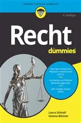 Book cover of Recht für Dummies (4th ed.) by Laura Schnall