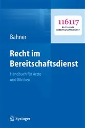 Book cover of Recht im Bereitschaftsdienst by Beate Bahner
