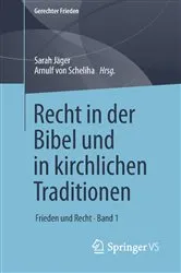 Book cover of Recht in der Bibel und in kirchlichen Traditionen by Sarah Jäger