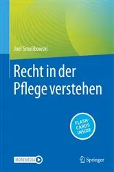 Book cover of Recht in der Pflege verstehen by Joel Smolibowski