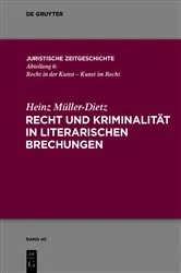 Book cover of Recht und Kriminalität in literarischen Brechungen by Unknown