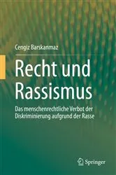 Book cover of Recht und Rassismus by Cengiz Barskanmaz